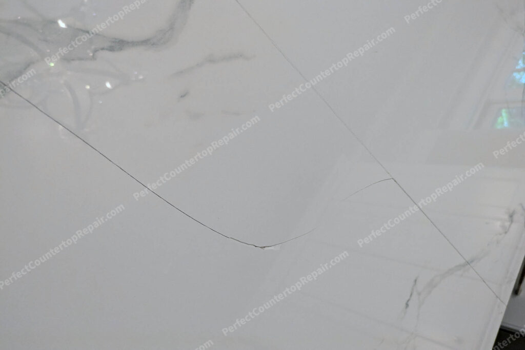 Porcelain Countertop Crack Repair